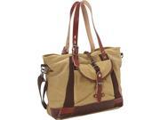 Vagabond Traveler Casual Style Art Design Cowhide Cotton Canvas Shoulder Bag