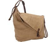 Vagabond Traveler Casual Style Cotton Canvas Cross Body Shoulder Bag