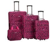 Rockland Luggage Safari 4 Piece Luggage Set