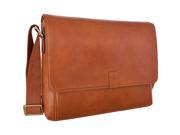 Hidesign Aiden Leather Business Laptop Messenger Crossbody Bag