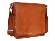 Hidesign Fred Leather Business Laptop Messenger Crossbody Bag