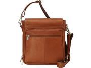Piel Double Loop Tablet Carry All Messenger Bag