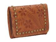 American West Shane Collection Ladies Tri fold French Wallet