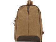 Laurex Canvas Sling Backpack with Leather Accents