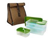 MedPort Classic Insulated Lunch Bag Kit with Reusable Containers