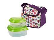 MedPort Morgan Insulated Kids Lunch Bag Kit with Reusable Containers