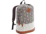 Ashley M Strawberry Printed With Lace On Cotton Laptop Backpack
