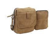 Vagabond Traveler 8.5in. Leather Parent Child Shoulder Waist Bag