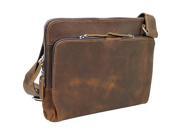Vagabond Traveler 12.5in. Leather Messenger Slim Bag