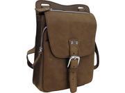 Vagabond Traveler 12.5in. Leather Vertical Messenger Bag