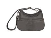 Travelon Anti theft Signature Multi Pocket Hobo Bag