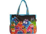 Laurel Burch Whiskered Family Oversized Tote