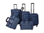 American Flyer Astor Collection 5 Piece Spinner Luggage Set