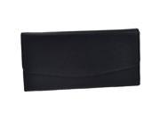 R R Collections Leather Triple Gusset Flap Wallet