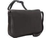 Royce Leather VLSHBFL BLK Vaquetta Shoulder Bag With Flap