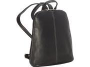 Royce Leather VLZSLBP BLK Vaquetta Zip Around Sling Backpack