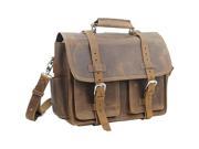 Vagabond Traveler Leather Briefcase Travel Bag