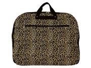 World Traveler Leopard 40in. Hanging Garment Bag