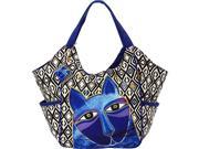 Laurel Burch Whiskered Cats Tote