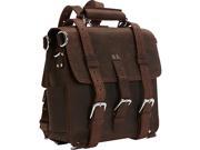Vagabond Traveler 13in. Tall Leather Laptop Backpack Brief