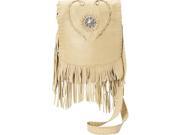 Scully Full Flap with Concho and Fringe Shoulder Bag