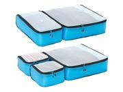eBags Ultralight Packing Cubes Super Packer 5pc Set Blue