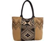 Scully Shoulder Bag with Geometric Aztec Print