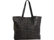 Clava Leather Tote with Gold Foil Stars