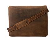 Visconti Leather Distressed Messenger Bag 18548 HARVARD Oil Tan