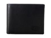 Mancini Leather Goods Mens RFID Secure Center Wing Wallet