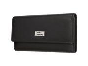 Access Denied Women s RFID Blocking Wallet Trifold Leather with RFID Checkbook Holder 2 in 1