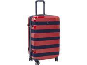 Tommy Hilfiger Luggage Rugby Stripe 24? Upright Hardside Spinner