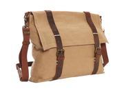 Vagabond Traveler Casual Style Slim Canvas Messenger Bag