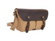 Vagabond Traveler Casual Style Canvas Messenger Bag