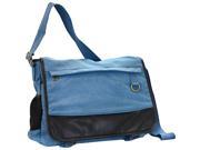 R R Collections Washed Canvas Messenger Bag