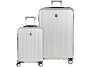 Delsey Helium Titanium Carry On and 29 Inch Spinner Luggage Set