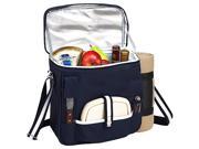 Picnic at Ascot Wine and Cheese Picnic Basket Cooler with Accessories and Fleece Blanket