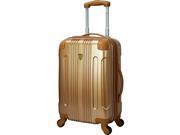 Travelers Club Luggage Polaris 20in. Metallic Hardside Expandable Carry On Spinner