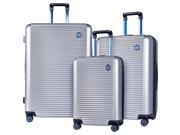 Travelers Club Luggage Beijing 3pc Expandable Hardside Spinner Luggage