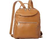 Piel Front Pocket Leather Backpack