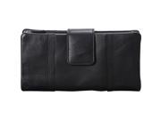 Mancini Leather Goods Ladies RFID Secure Clutch Wallet