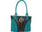Montana West Indian Chief Croc Print Tote