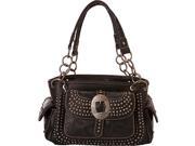 Montana West Floral Tooling with Buckle Concho Satchel