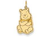 Disney Winnie the Pooh Charm in 14 kt Yellow Gold