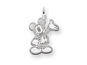 Disney Waving Mickey Charm in Sterling Silver