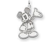 Disney Waving Mickey Charm in Sterling Silver