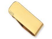 Chisel Stainless Steel Gold Plated Money Clip