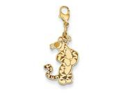 Disney Tigger Lobster Clasp Charm in 14 kt Yellow Gold