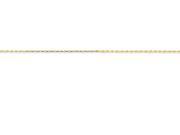7 Inch 10k 1.0mm Machine Made bright cut Rope Chain Bracelet in 10 kt Yellow Gold