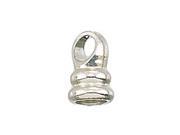 Zable Sterling Silver Threaded End Piece for Smart Bracelet Bead Charm